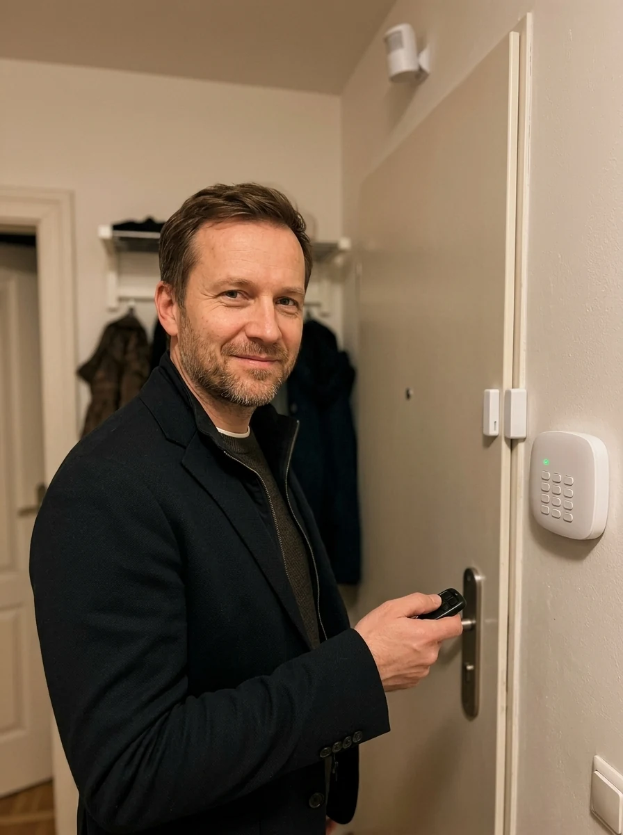 Bezdrátový GSM alarm: Chata