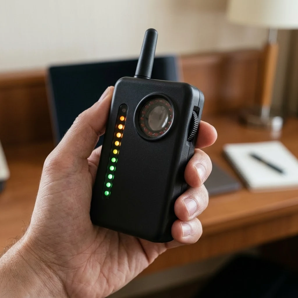 Poloskakereső PRO: piros LED-es lencsekereső