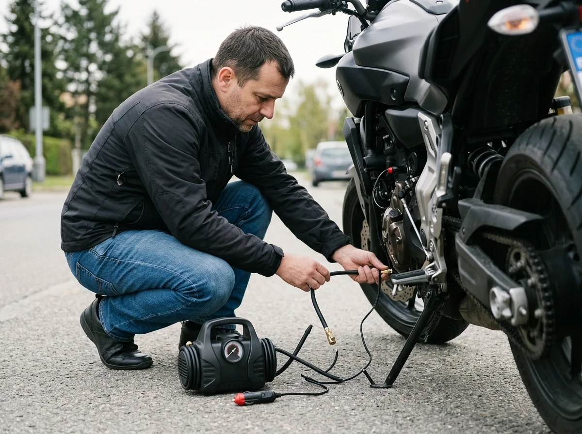 Motor pred vožnjo