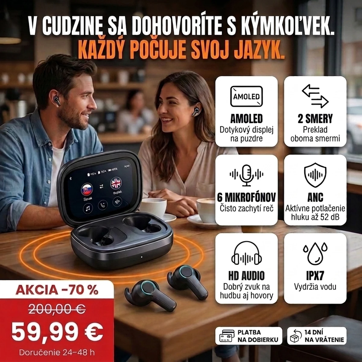Prekladové slúchadlá PRO: hlavné vlastnosti na kartách a akciová cena
