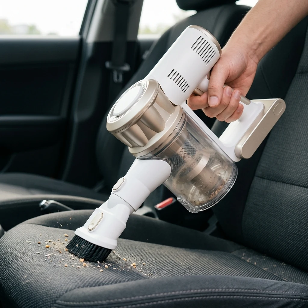 Tyčový vysávač 4 v 1: gauč a auto